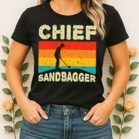 Chief Sandbagger Golfer Player Golf Lover Women's T-Shirt thumb 2