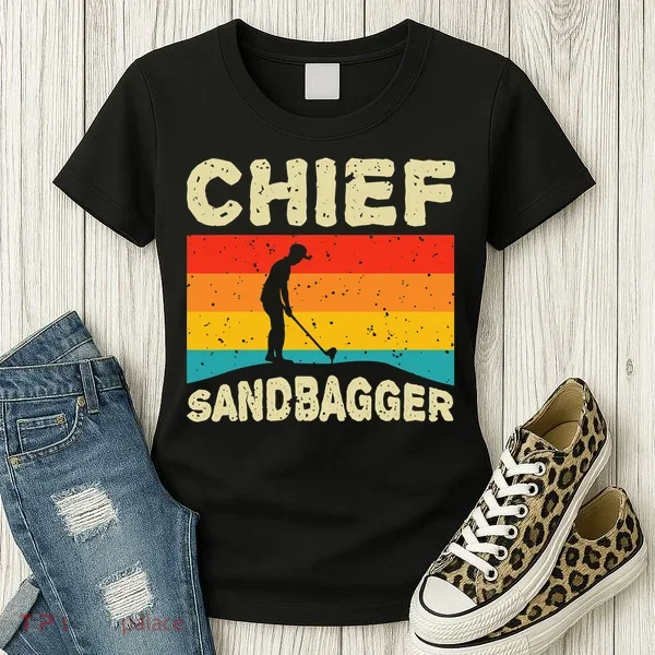 Chief Sandbagger Golfer Player Golf Lover Women's T-Shirt