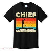 Chief Sandbagger Golfer Player Golf Lover Kids T-Shirt thumb 0