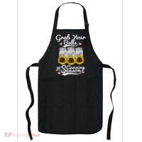 Canning Sunflower Grab Your Balls Its Canning Season Apron thumb 0