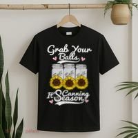 Canning Sunflower Grab Your Balls Its Canning Season T-Shirt thumb 2