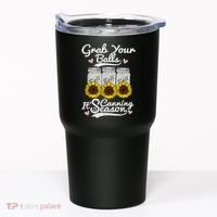 Canning Sunflower Grab Your Balls Its Canning Season Tumbler thumb 0