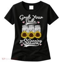 Canning Sunflower Grab Your Balls Its Canning Season Women's T-Shirt thumb 0