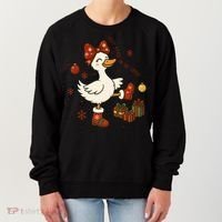 Christmas Silly Goose On The Loose Funny Women's Sweatshirt thumb 0