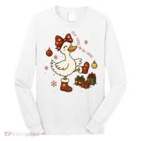 Christmas Silly Goose On The Loose Funny Long Sleeve Shirt thumb 0