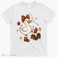 Christmas Silly Goose On The Loose Funny T-Shirt thumb 0