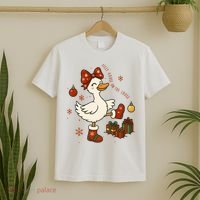 Christmas Silly Goose On The Loose Funny T-Shirt thumb 2