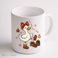 Christmas Silly Goose On The Loose Funny Coffee Mug thumb 1