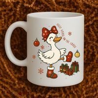 Christmas Silly Goose On The Loose Funny Coffee Mug thumb 2