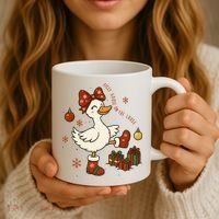 Christmas Silly Goose On The Loose Funny Coffee Mug thumb 3