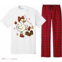 Christmas Silly Goose On The Loose Funny Pajama Set thumb 0
