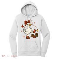 Christmas Silly Goose On The Loose Funny Women's Hoodie thumb 0