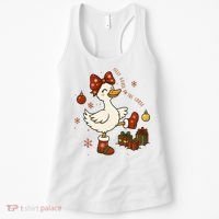 Christmas Silly Goose On The Loose Funny Women's Tank Top thumb 0