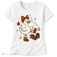 Christmas Silly Goose On The Loose Funny Women's T-Shirt thumb 0
