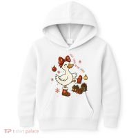 Christmas Silly Goose On The Loose Funny Kids Hoodie thumb 0