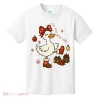 Christmas Silly Goose On The Loose Funny Kids T-Shirt thumb 0