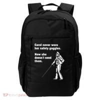 Carol Safety Goggles Funny Science T Chemistry Backpack thumb 0