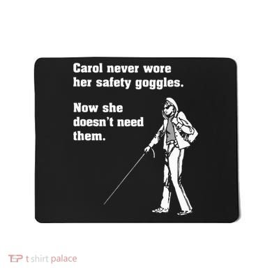 Carol Safety Goggles Funny Science T Chemistry Mousepad
