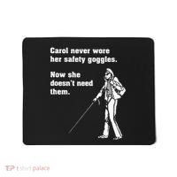 Carol Safety Goggles Funny Science T Chemistry Mousepad thumb 0