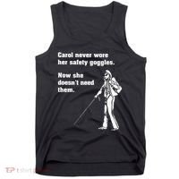 Carol Safety Goggles Funny Science T Chemistry Tank Top thumb 0