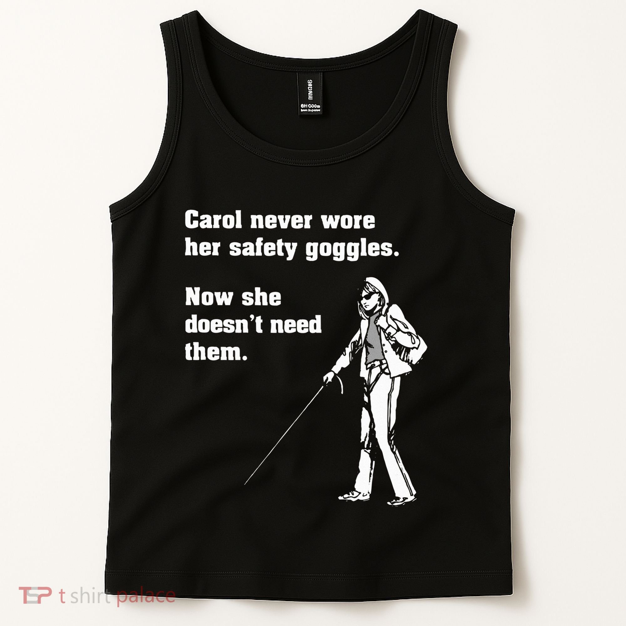 Carol Safety Goggles Funny Science T Chemistry Tank Top