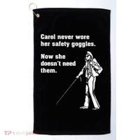 Carol Safety Goggles Funny Science T Chemistry Golf Towel thumb 0