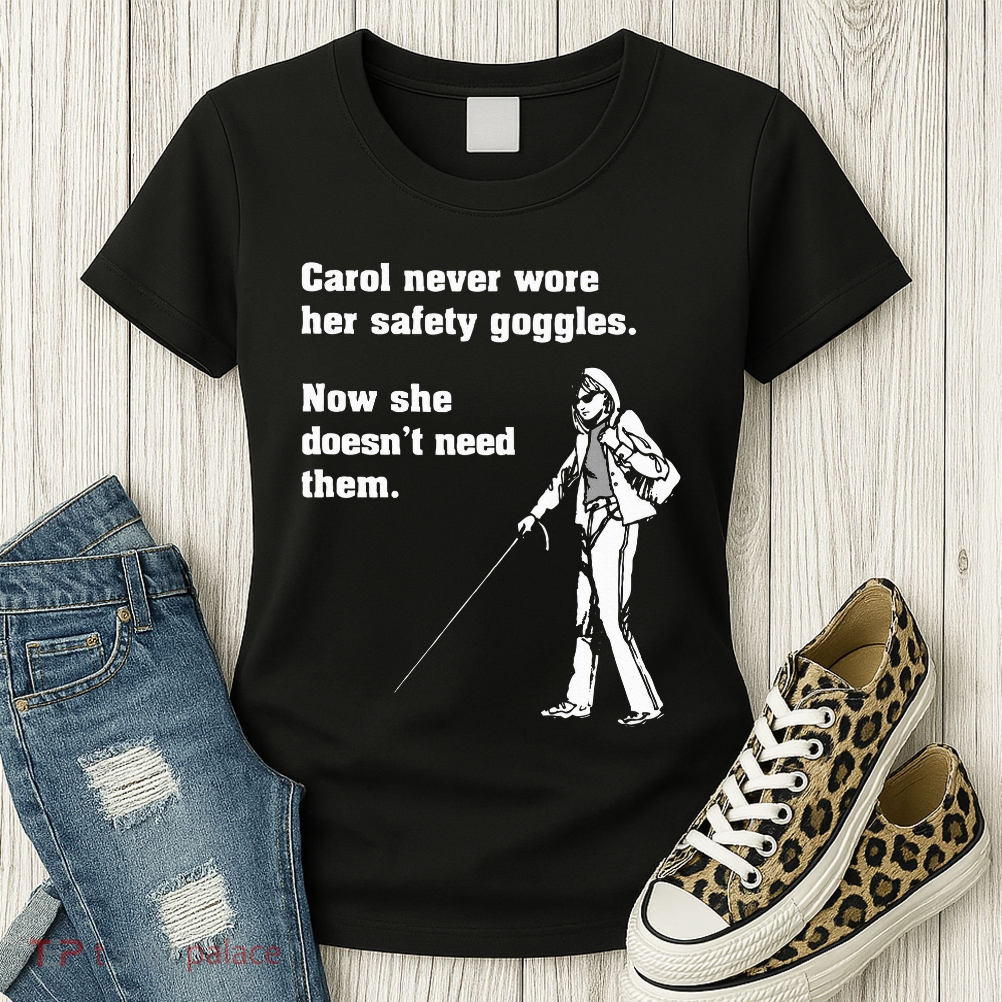 Carol Safety Goggles Funny Science T Chemistry Women's T-Shirt