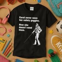 Carol Safety Goggles Funny Science T Chemistry Kids T-Shirt thumb 3