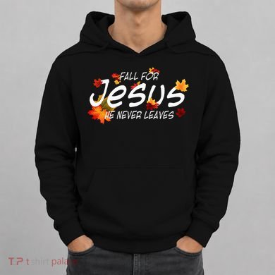 Christian Sayings Gifts Halloween Fall For Jesus Religious Hoodie