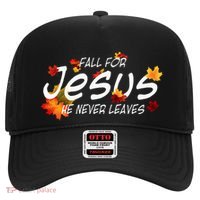 Christian Sayings Gifts Halloween Fall For Jesus Religious Hat thumb 0