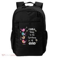 Cute Sing Goodness Of God Christian Bible Verse Backpack thumb 0
