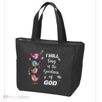 Cute Sing Goodness Of God Christian Bible Verse Tote Bag thumb 3