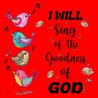 Cute Sing Goodness Of God Christian Bible Verse Santa Hat thumb 1