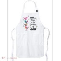 Cute Sing Goodness Of God Christian Bible Verse Apron thumb 0
