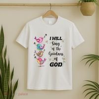 Cute Sing Goodness Of God Christian Bible Verse T-Shirt thumb 2