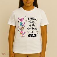 Cute Sing Goodness Of God Christian Bible Verse T-Shirt thumb 4