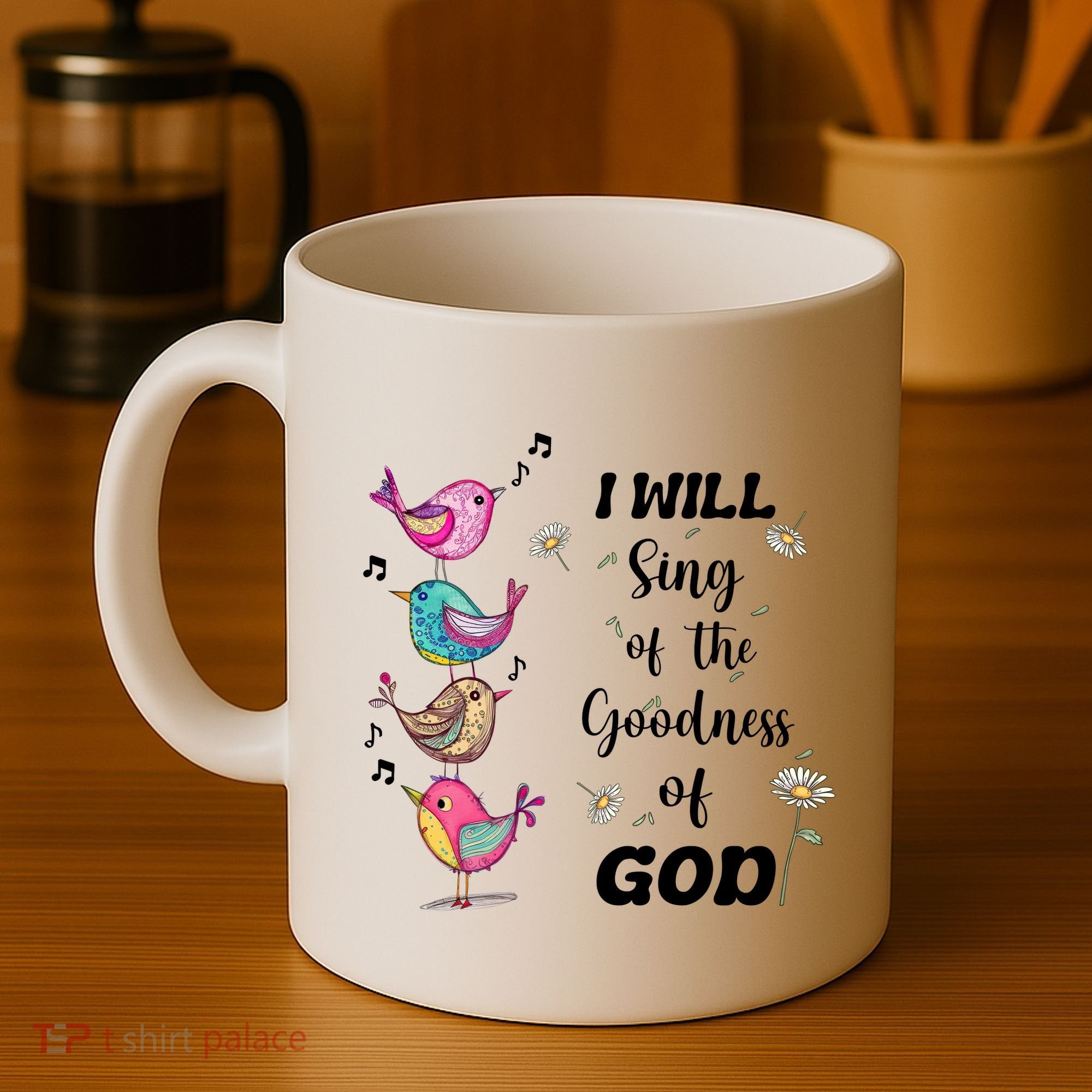 Cute Sing Goodness Of God Christian Bible Verse Coffee Mug