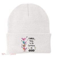 Cute Sing Goodness Of God Christian Bible Verse Beanie thumb 0