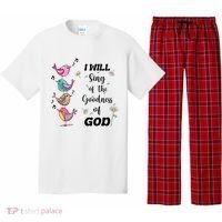 Cute Sing Goodness Of God Christian Bible Verse Pajama Set thumb 0