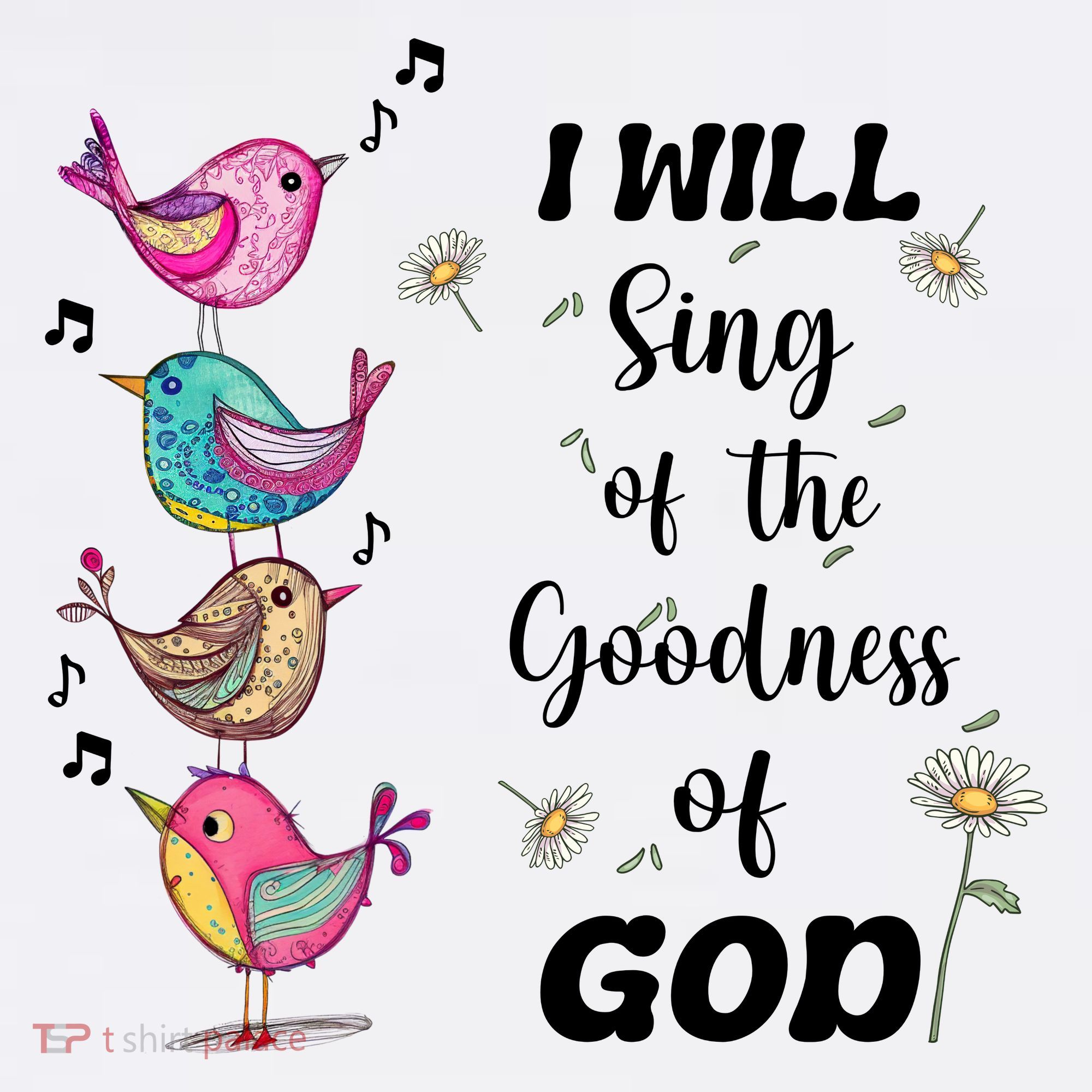 Cute Sing Goodness Of God Christian Bible Verse Women's Hoodie