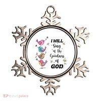 Cute Sing Goodness Of God Christian Bible Verse Ornament thumb 0