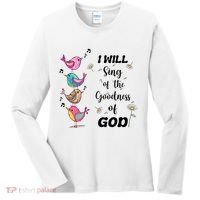 Cute Sing Goodness Of God Christian Bible Verse Women's Long Sleeve Shirt thumb 0