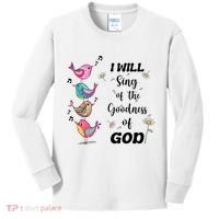 Cute Sing Goodness Of God Christian Bible Verse Kids Long Sleeve Shirt thumb 0