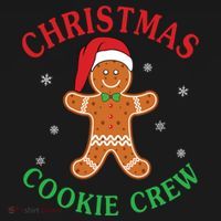 Christmas Santa Hat Gingerbread Cookie Crew Baking Team Great Gift Backpack thumb 2