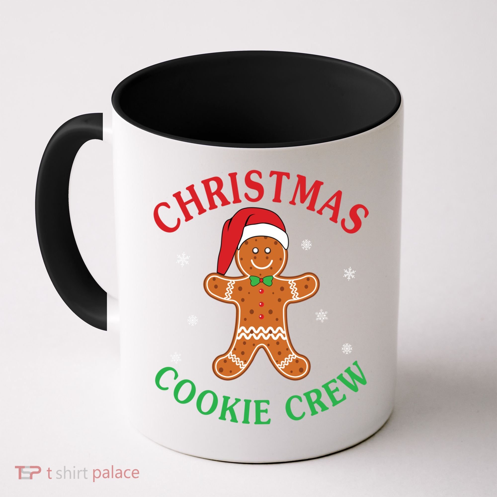 Christmas Santa Hat Gingerbread Cookie Crew Baking Team Great Gift Coffee Mug