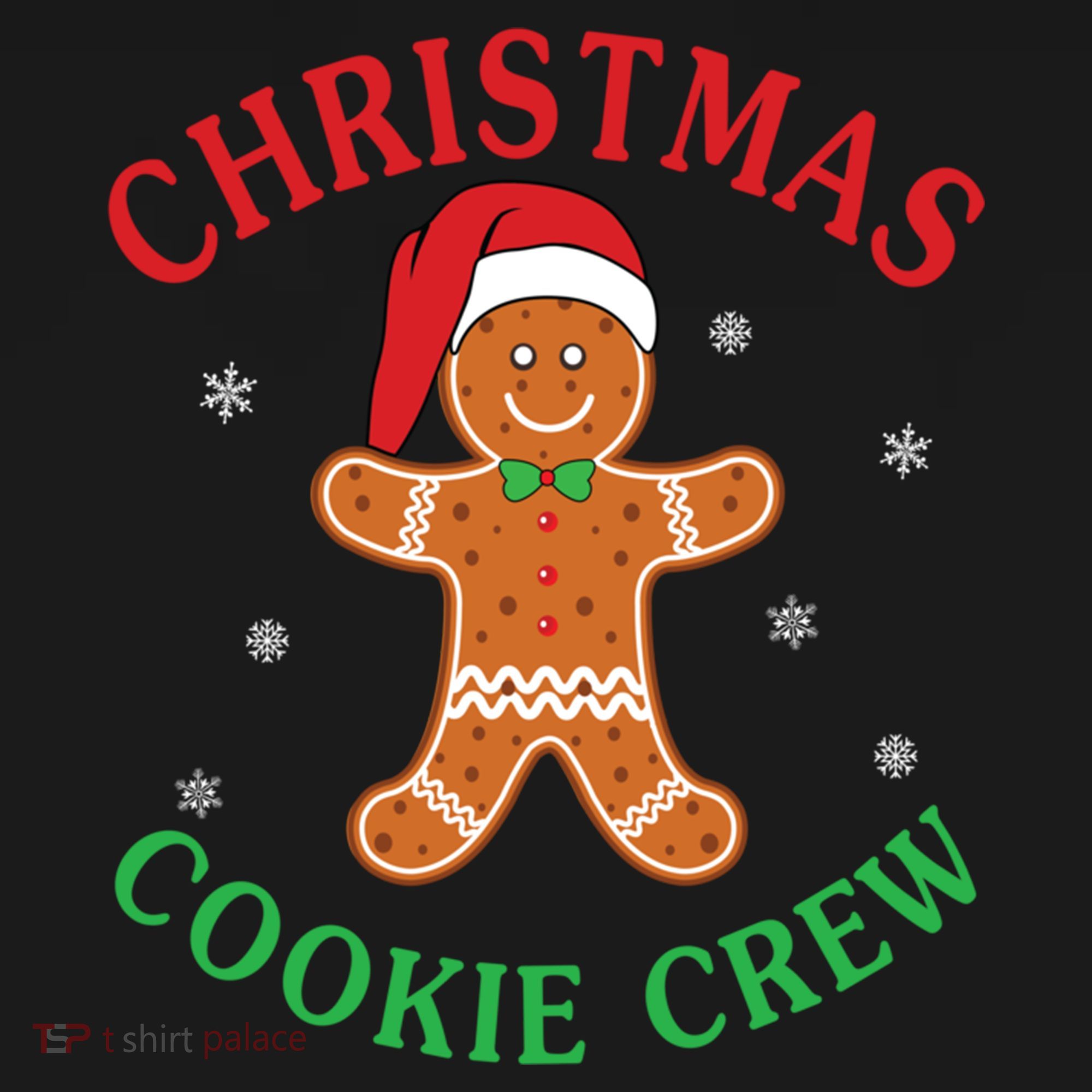 Christmas Santa Hat Gingerbread Cookie Crew Baking Team Great Gift Pajama Set