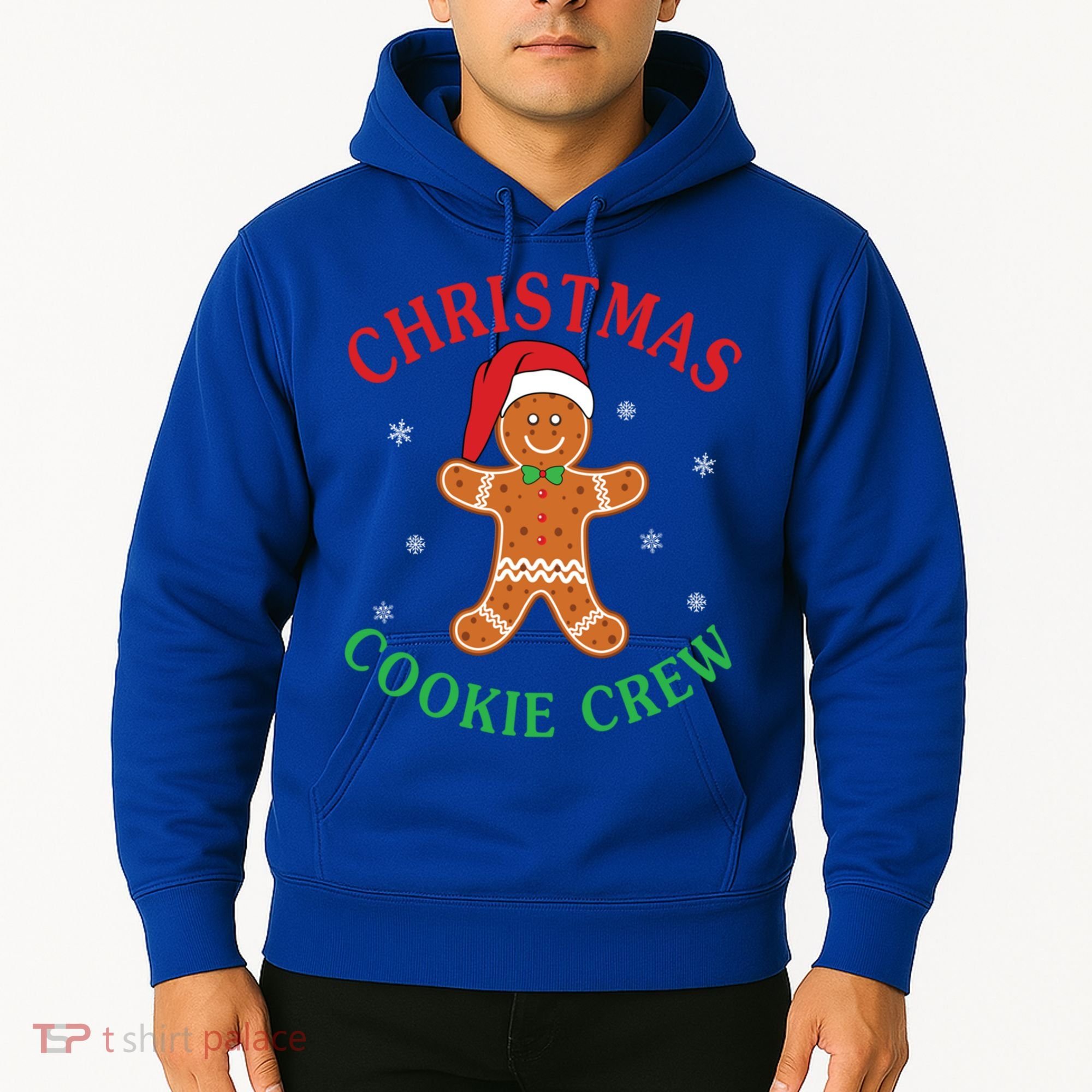 Christmas Santa Hat Gingerbread Cookie Crew Baking Team Great Gift Hoodie