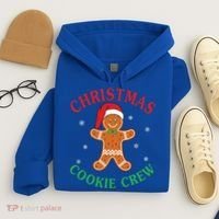 Christmas Santa Hat Gingerbread Cookie Crew Baking Team Great Gift Hoodie thumb 4