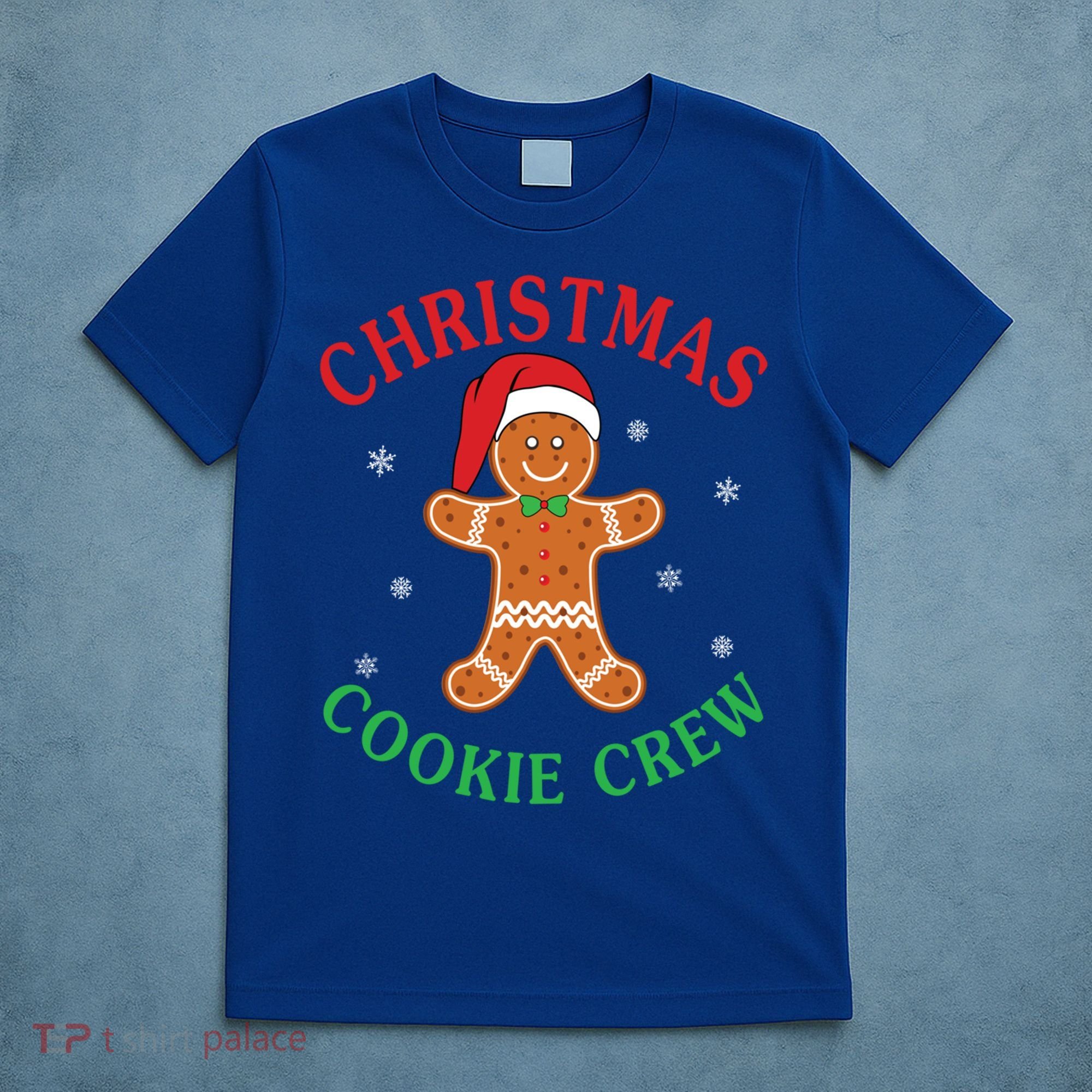 Christmas Santa Hat Gingerbread Cookie Crew Baking Team Great Gift T-Shirt