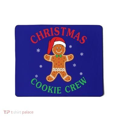 Christmas Santa Hat Gingerbread Cookie Crew Baking Team Great Gift Mousepad